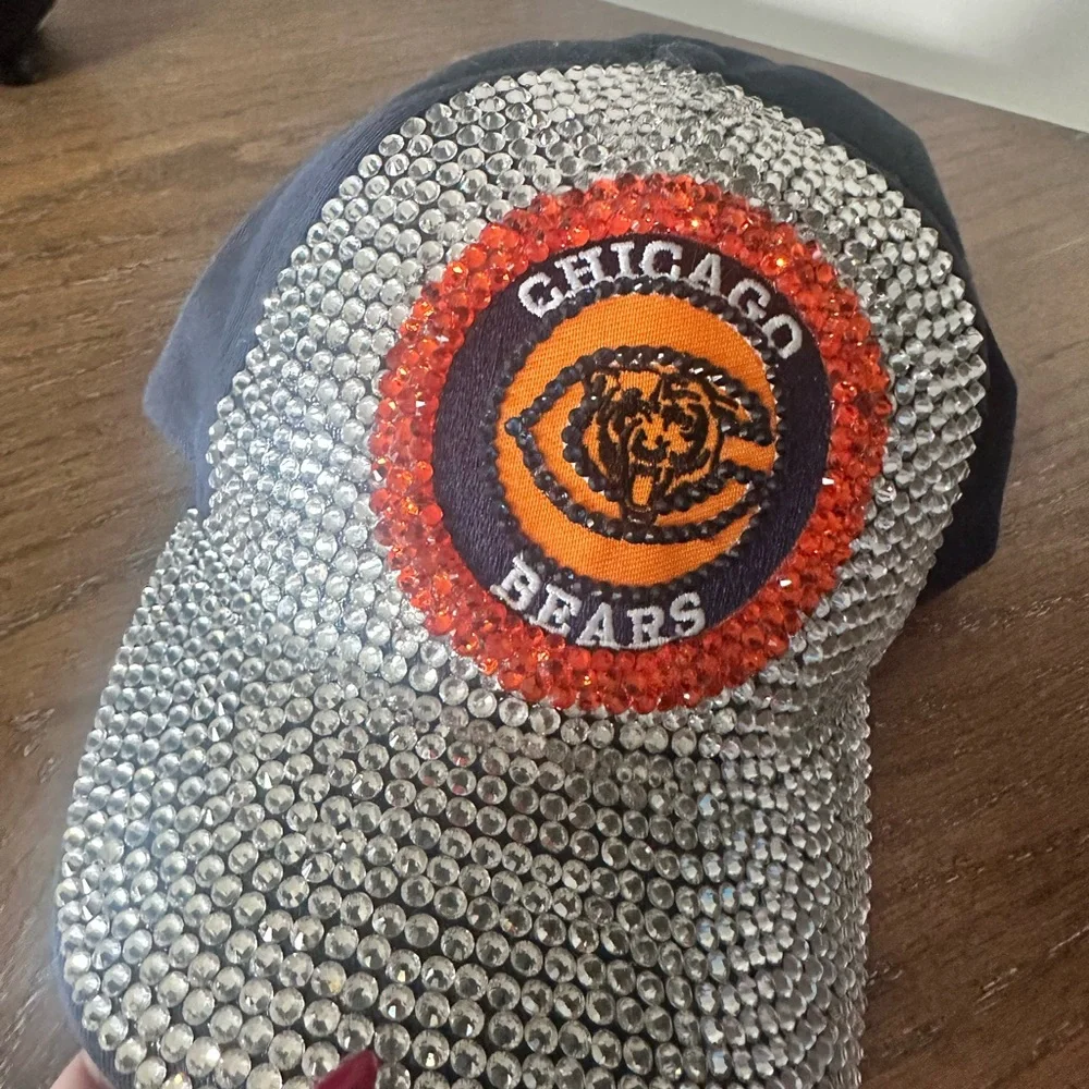 Chicago Bears Rhinestone Cap - Picture 1 of 4